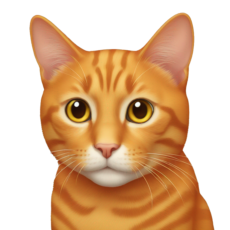 Orange cat  emoji