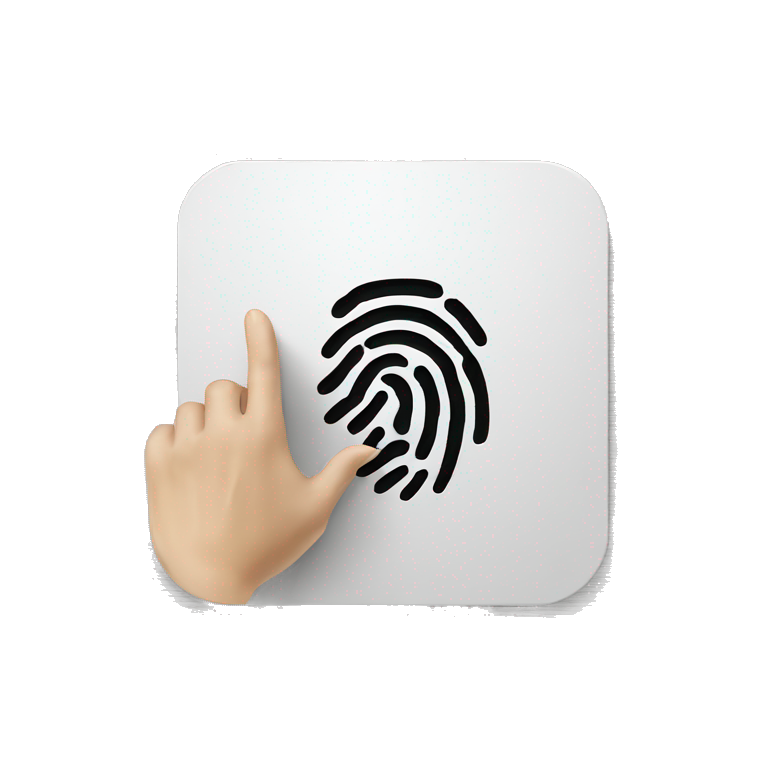 fingerprint signature digital emoji