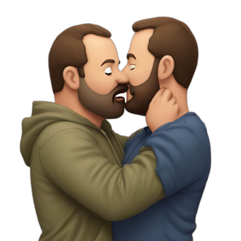 tom segura kissing bert kreischer emoji