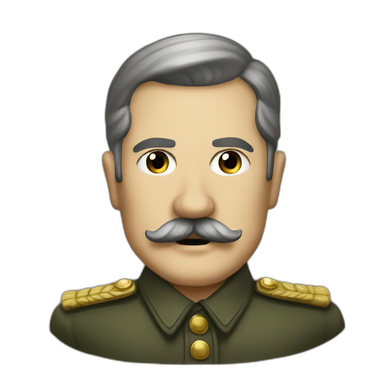 german dictator wwii small mustache emoji
