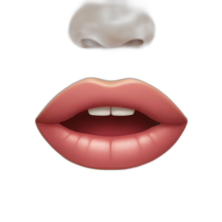 lip bite emoji