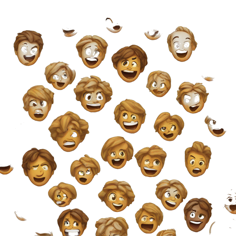 Funny faces emoji