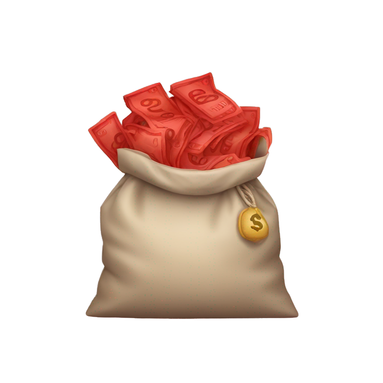 bag of red money emoji