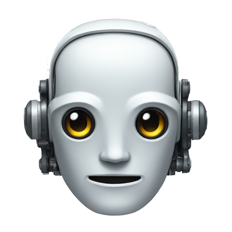 a robot head emoji