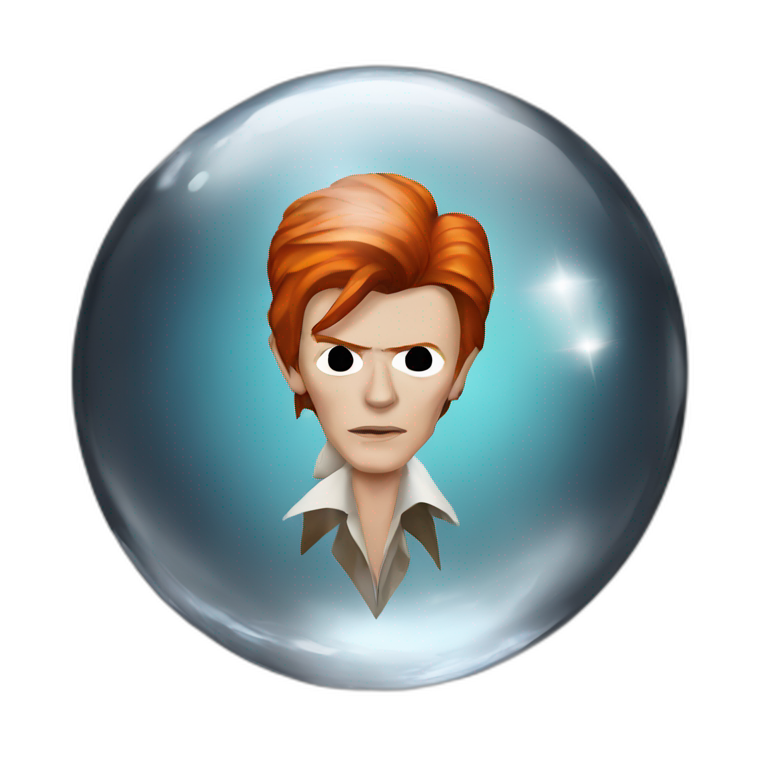 David bowie crystal ball emoji