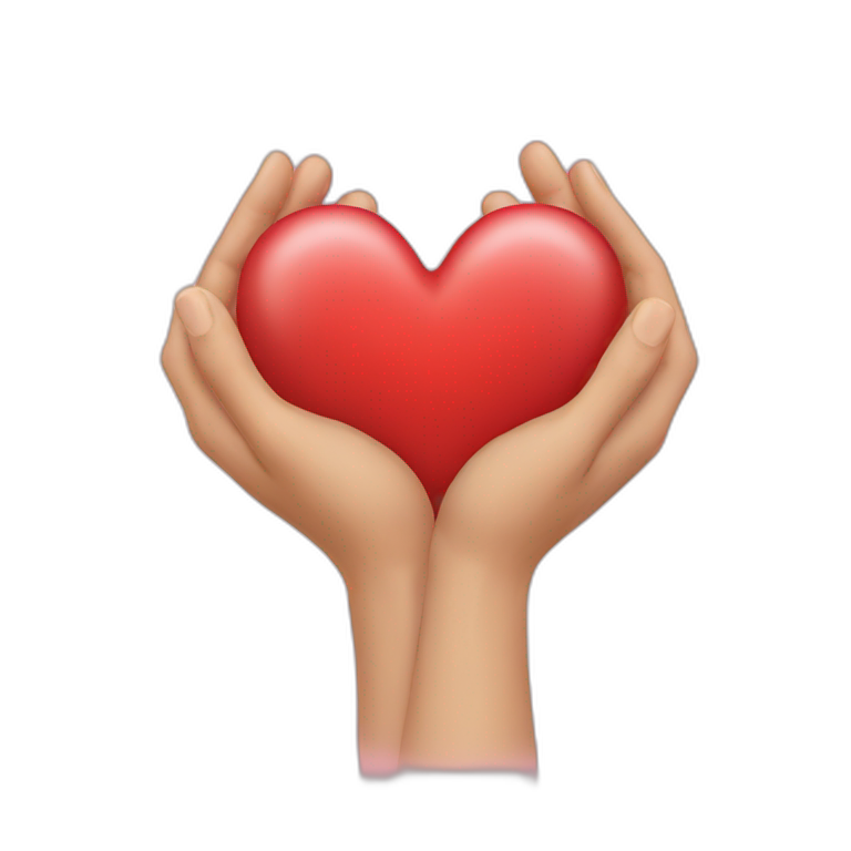 Hands doing heart emoji