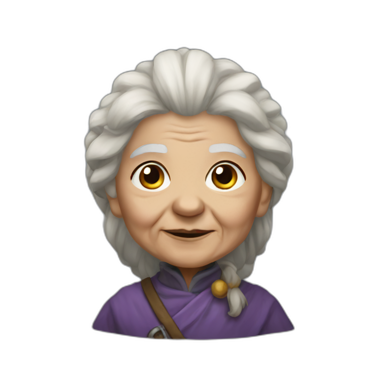 Old woman hill dwarf cleric emoji