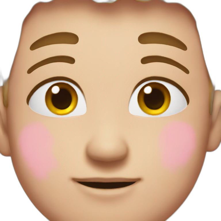 pink cheek emoji