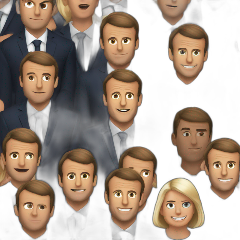 Emmanuel Macron qui dors emoji