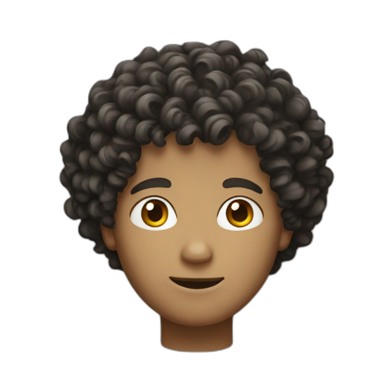 curly guy emoji
