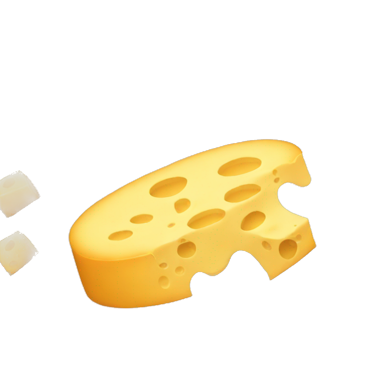 sleeping emoji as cheese emoji