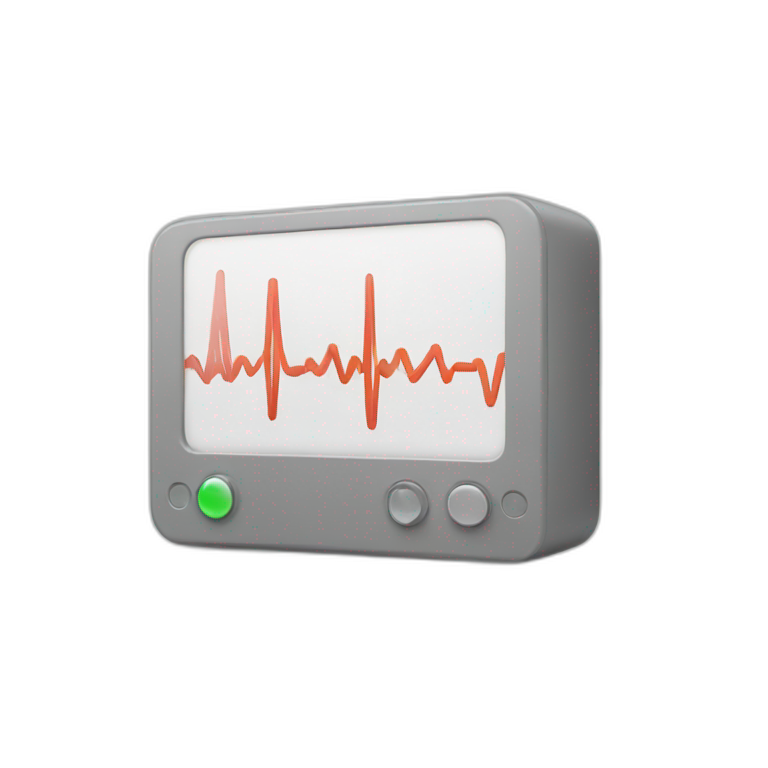 heartbeat monitor emoji