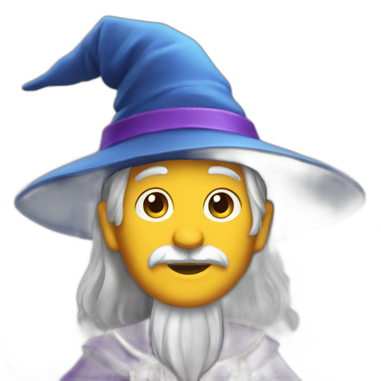 fancy wizard emoji