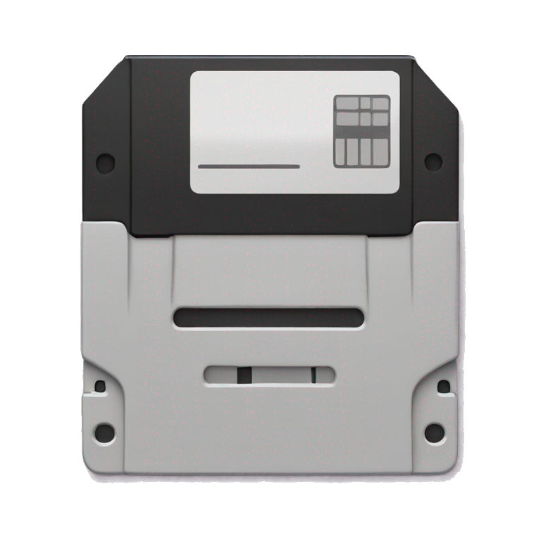 floppy disk with hi hand emojie emoji