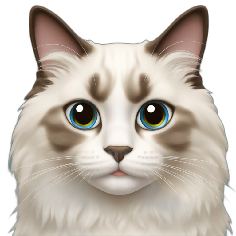 Ragdoll cat emoji