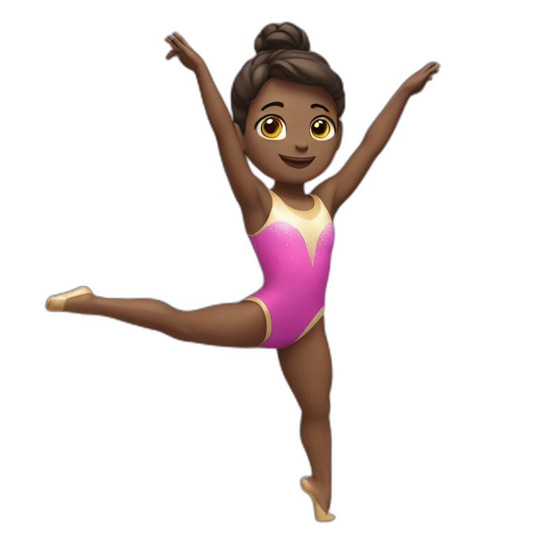 female apparatus gymnastics pose emoji