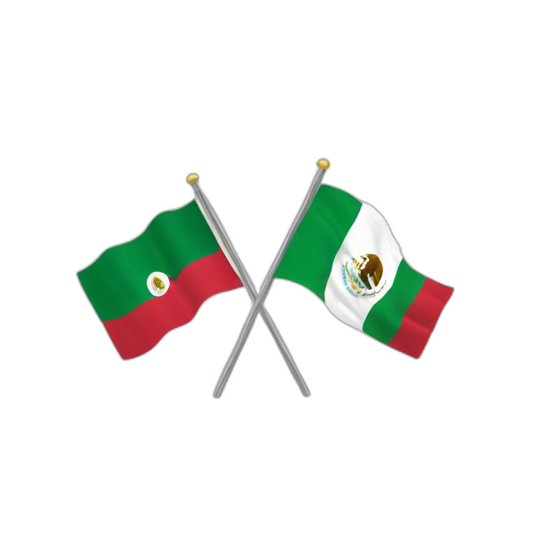 flag of algeria and mexico emoji