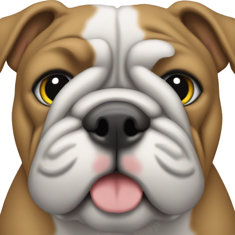 bulldog grey emoji