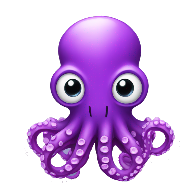 purple octopus gaming emoji