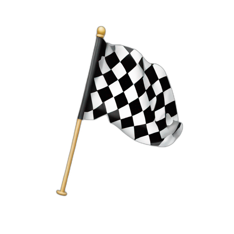 Racing flag emoji