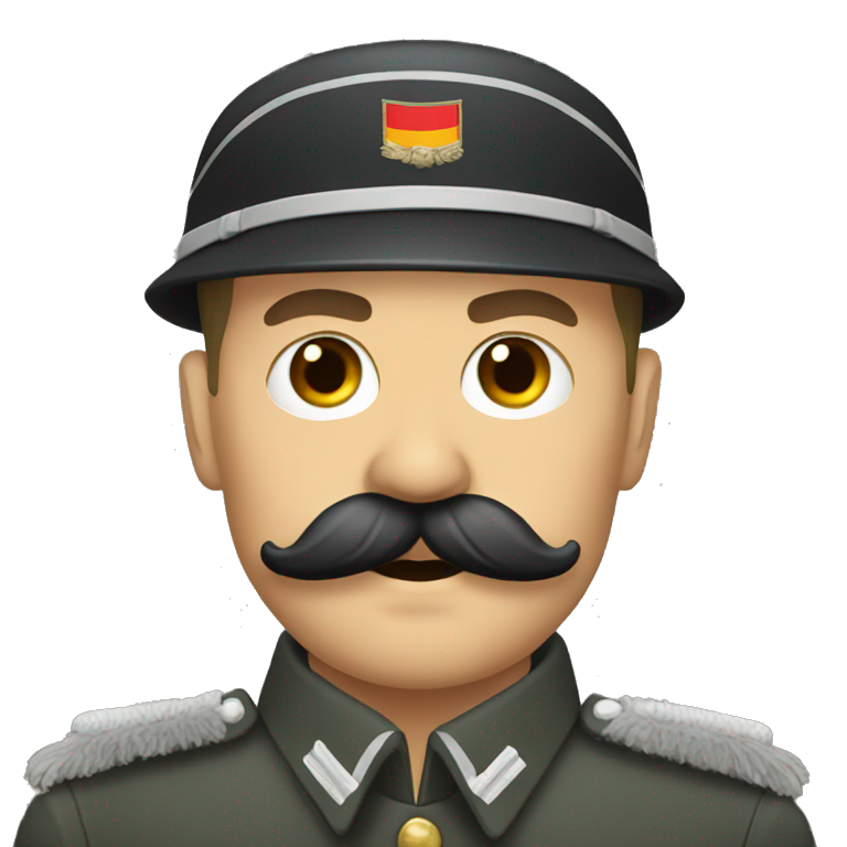 german soldier mustache emoji
