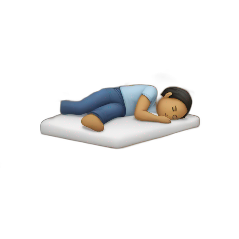 A People sleeping emoji