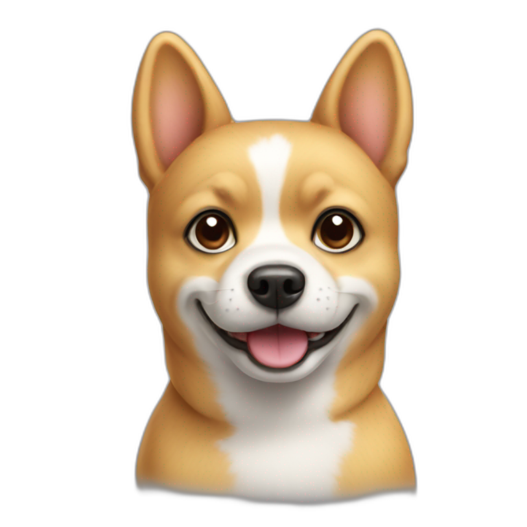 pear small dog emoji