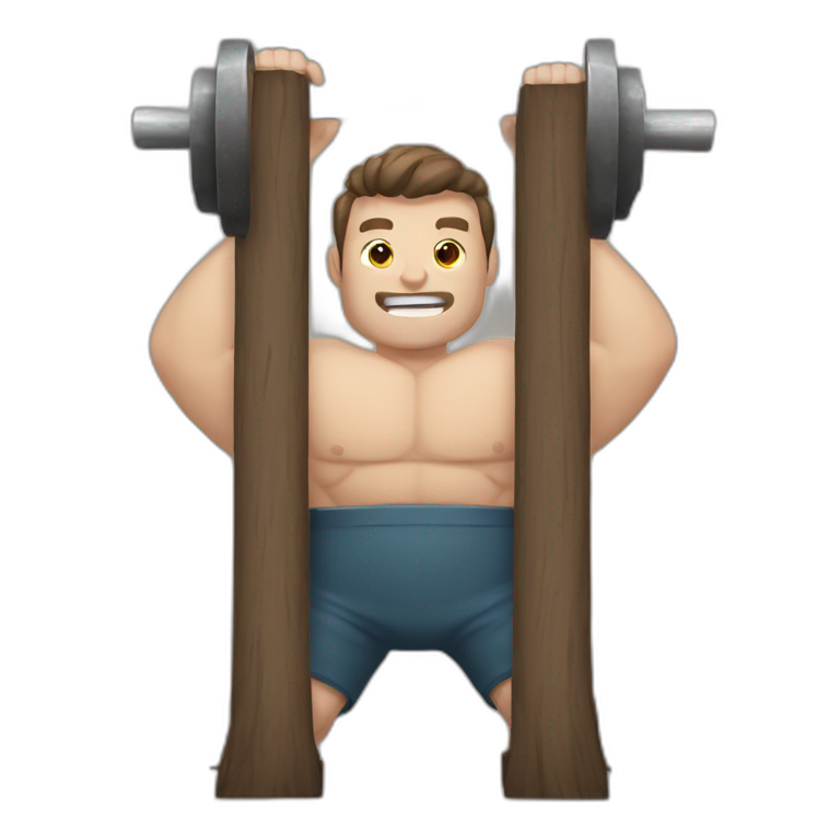 Strongman log lift  emoji