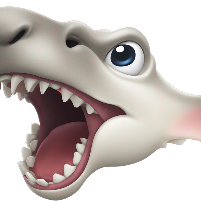 sharp animal teeth in white emoji