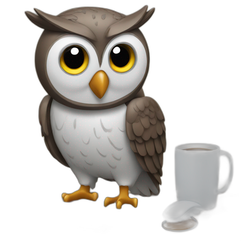 owl-in-front-of-a-computer emoji
