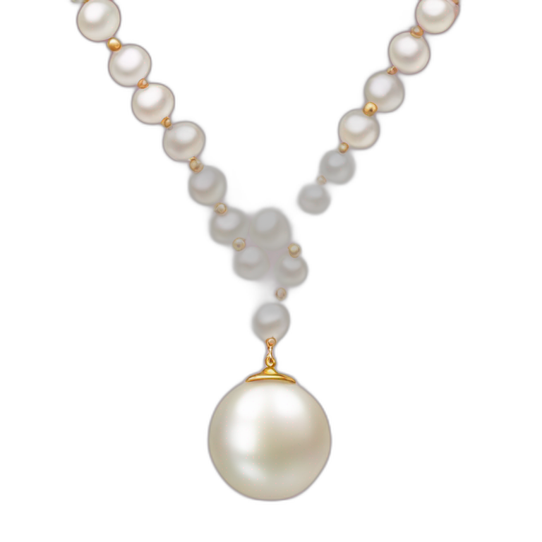 Pearl necklace emoji