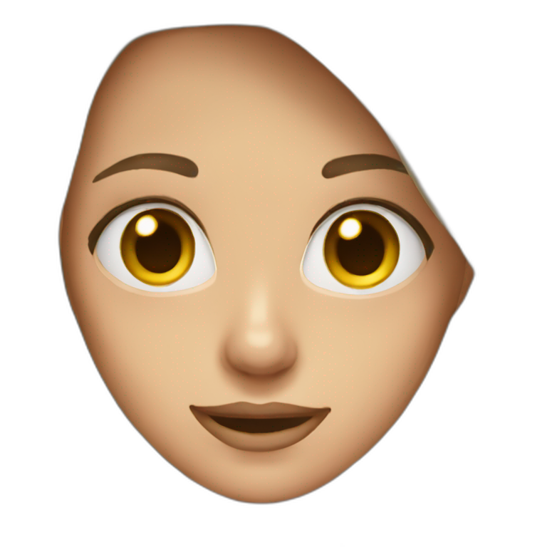 front camera-girl emoji