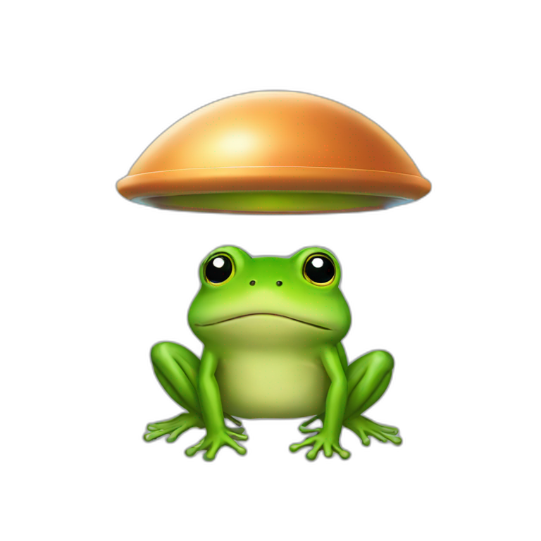 frog in ufo emoji