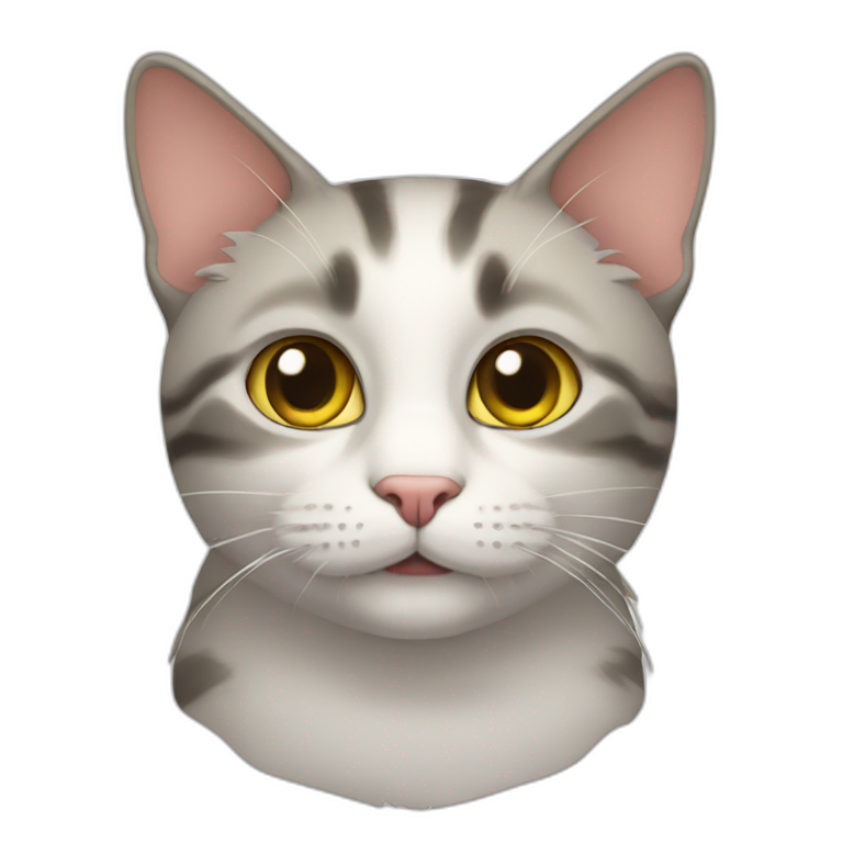 Cat with emoji