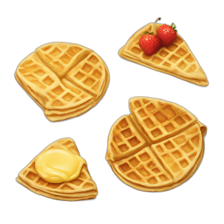 crepe and waffle emoji