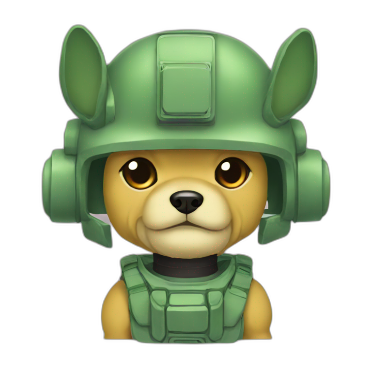 zaku with dog ears emoji