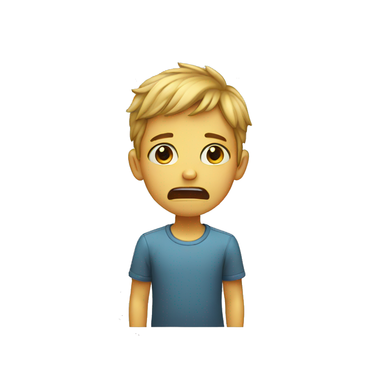 Boy Crying  emoji