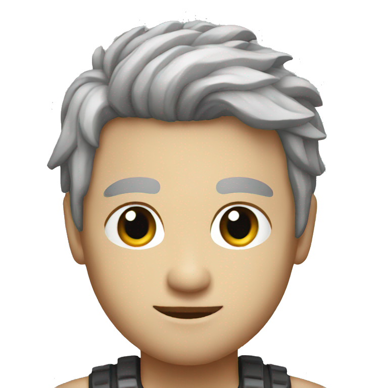 Pixel character emoji
