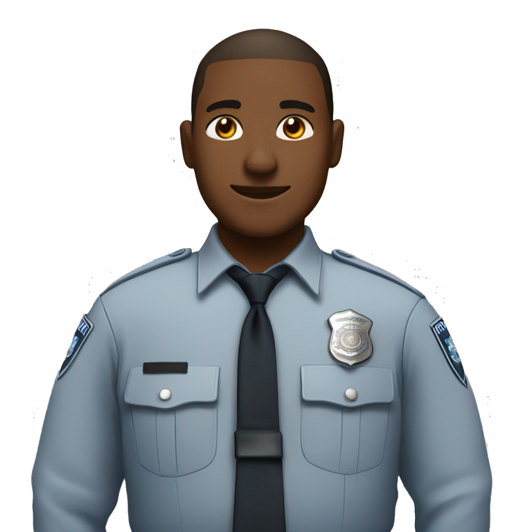 police officer kneeling emoji