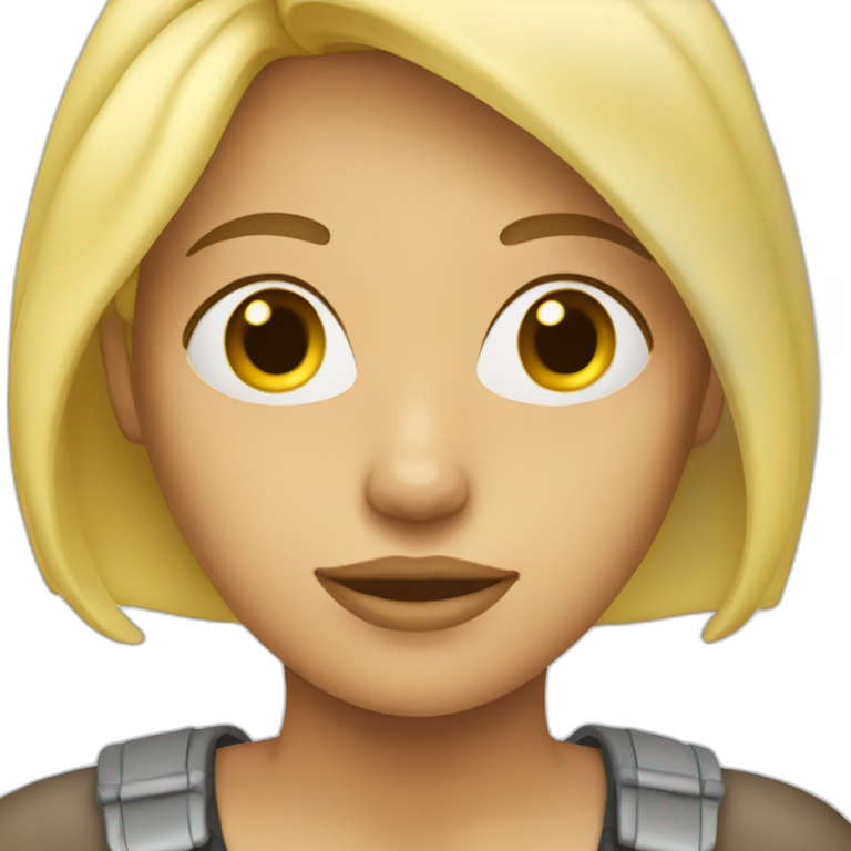 Blond woman emoji