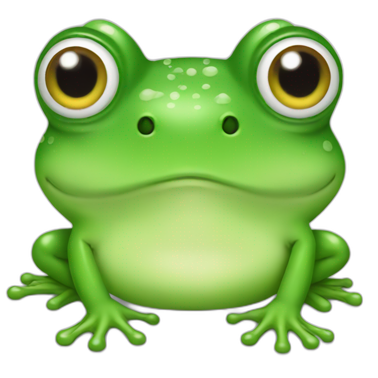 green frog emoji