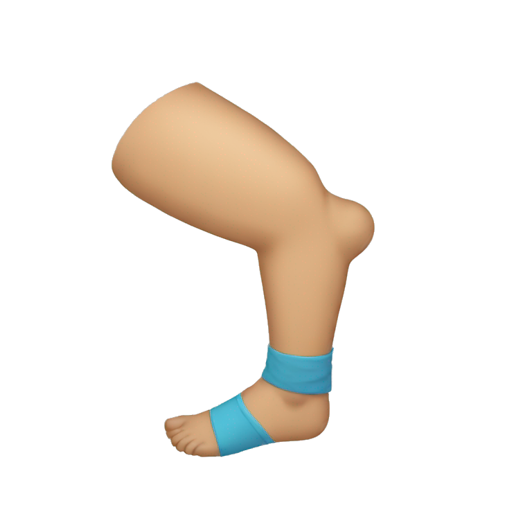 Leg cast emoji