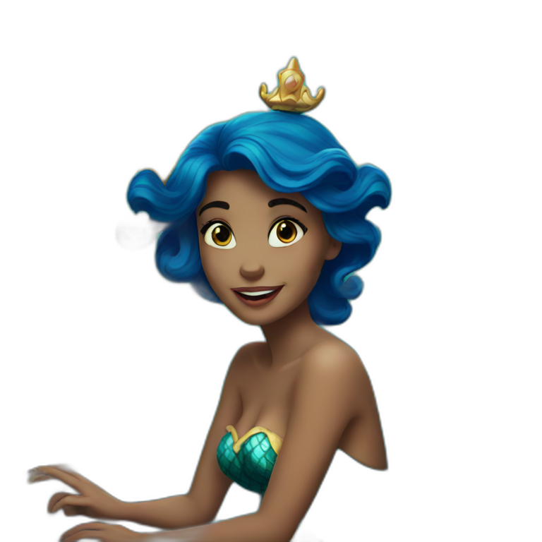 Ariel mermaid emoji