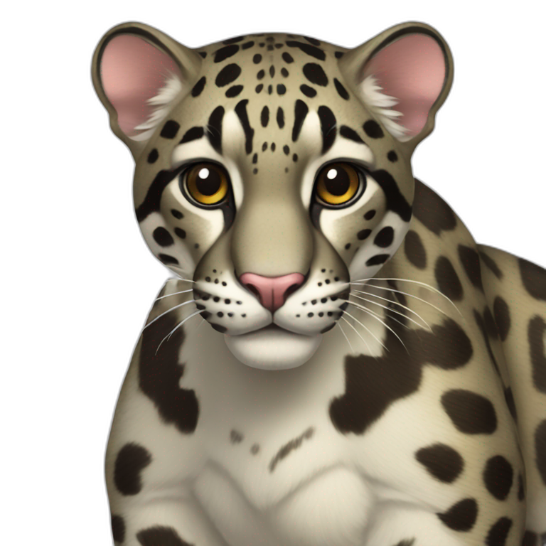 Clouded Leopard Full Body emoji