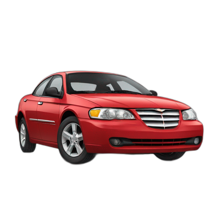 Chrysler stratus red cab emoji