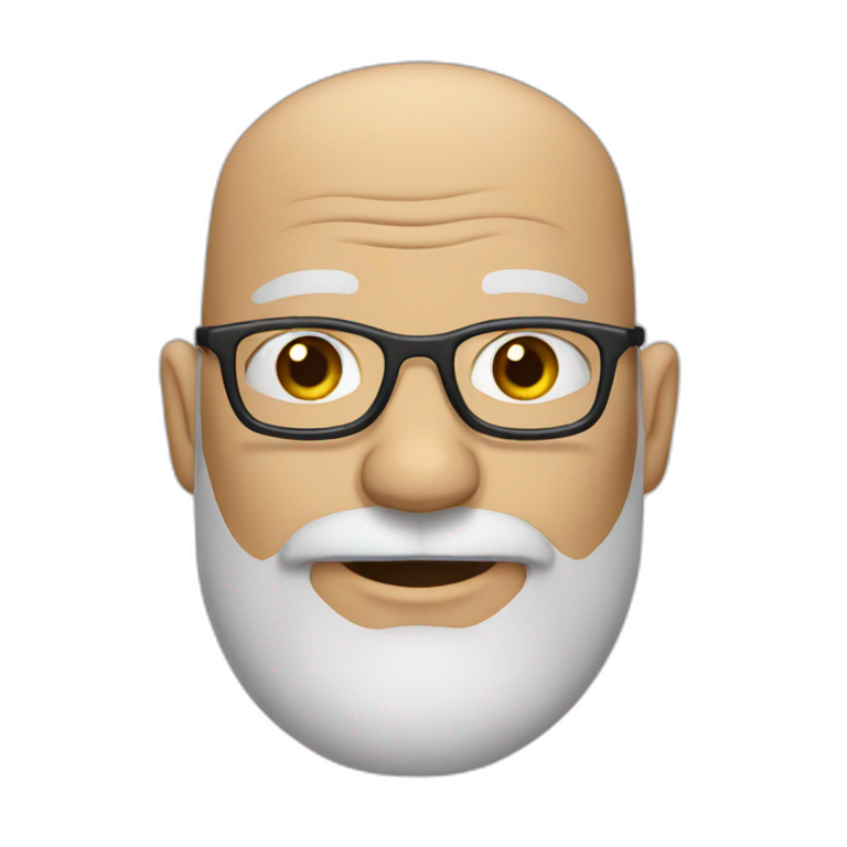 Old Man With Glasses Emoji _ Old Man Smiley – MGNAR
