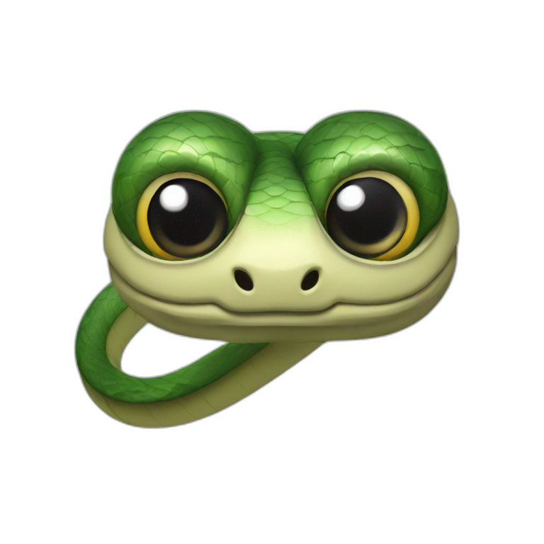 One eyed snake emoji