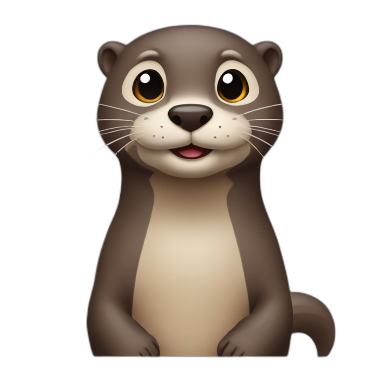 Otter sarcastic emoji