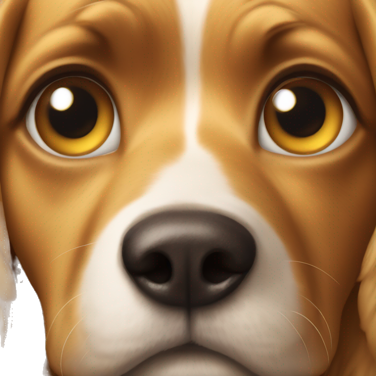 dog with big eyes emoji