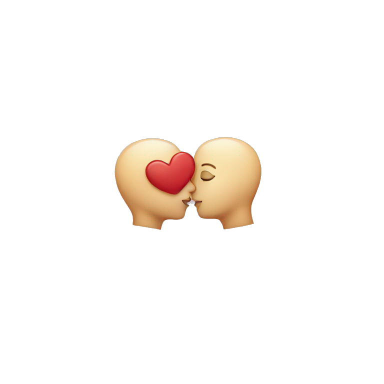 Kissing emoji